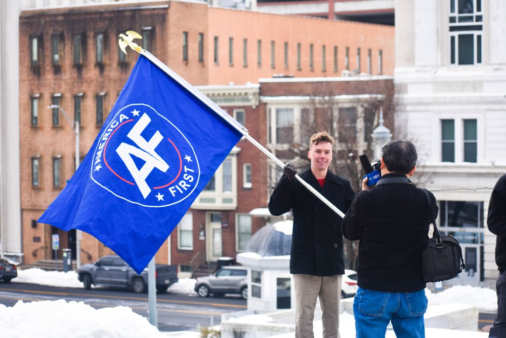 AMERICA FIRST HAS REAL HISTORY LOOK IT UP 
GOES BACK OVER 100 YEARS AND HAS MANY DIFFERENT SIDE GROUPS EACH DOING DIFFERENT THINGS