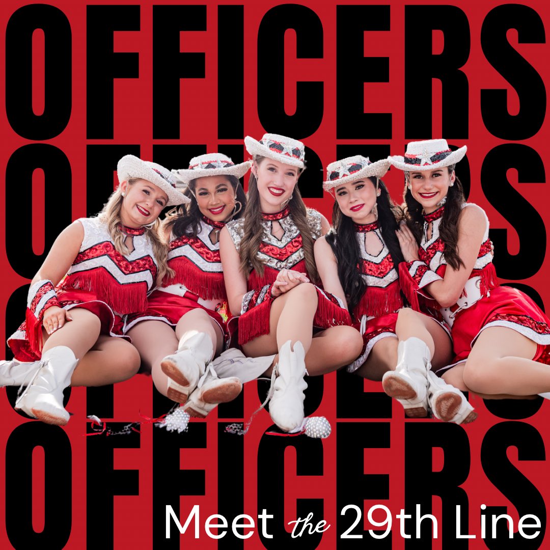 chhspanteras's tweet photo. ✨MEET THE TEAM, 29th EDITION: OFFICERS✨
#meettheteam #29thline #29thedition #drillteam #danceteam https://t.co/PzRztsg9HR