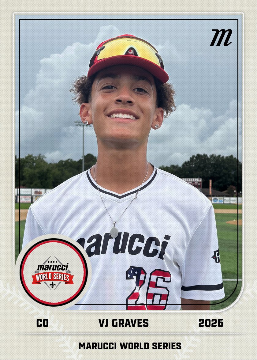 ⭐️Player of the Game⭐️

MMW Colorado (@MMWCOLORADO) 
#Marucciworldseries2024