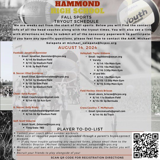 Hammond HS Athletics tweet media