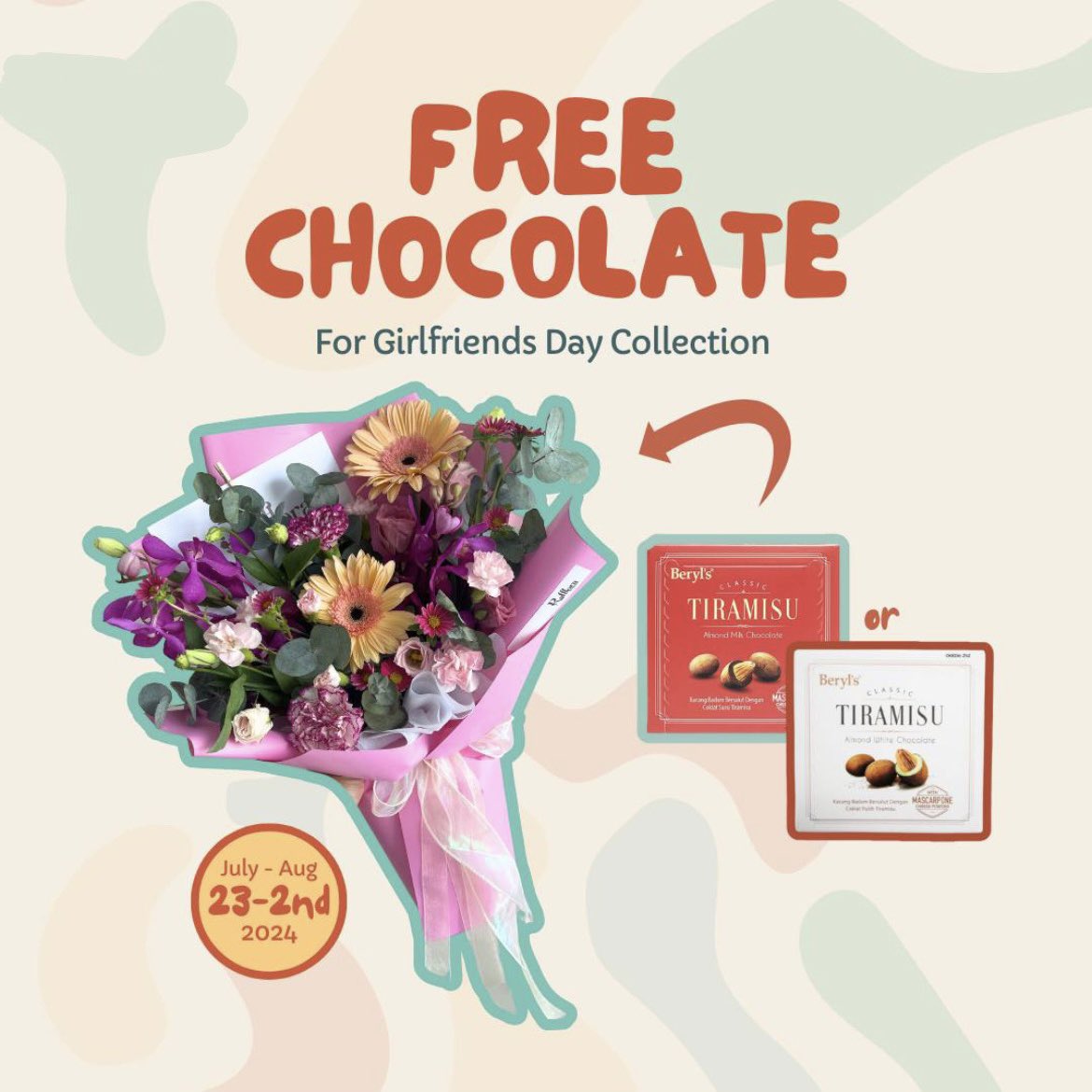and FREE delivery to Melaka and Seri Kembangan areas too✨ aboutme.style/petalsexpress