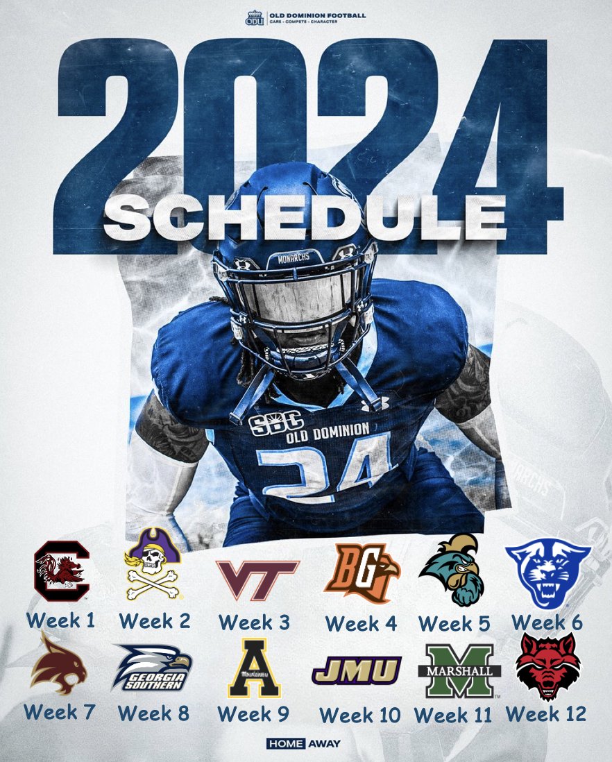 Odu Football Schedule Fall 2027