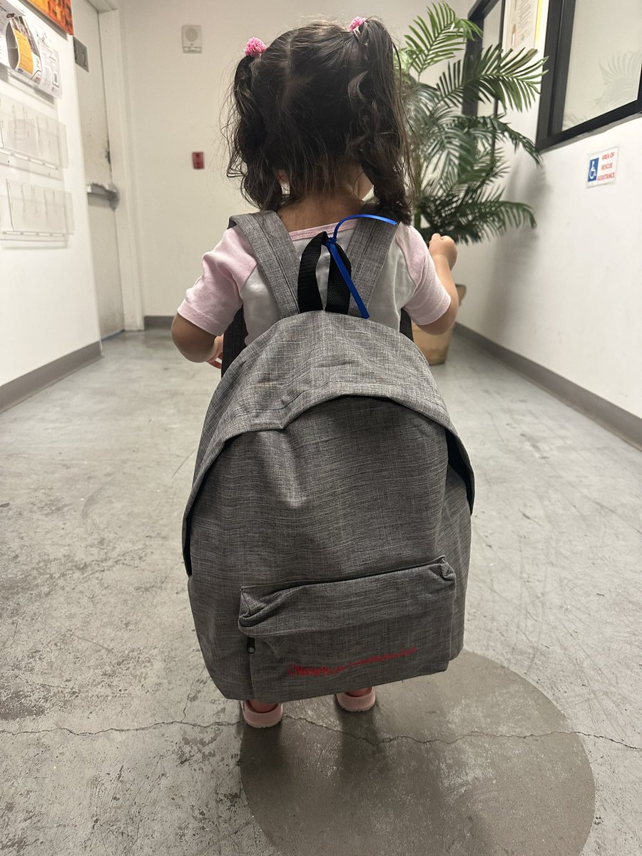 My favorite part of my day was watching this little human walk out with her backpack 🎒❤️ <a href="/nyphospital/">NewYork-Presbyterian</a> <a href="/NMICnyc/">NMIC #JustPay</a>