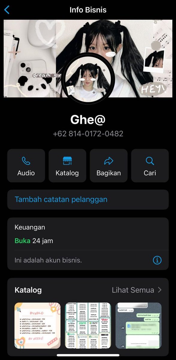 Hihi42516864's tweet photo. @kqanjut @cinsa Nitip si penipu ini juga kak, udah di trf malah gak di proses, hati²sama dia klo mau pesen cenblu, smoga hidup mu gk berkah https://t.co/q3GXi5XjZB