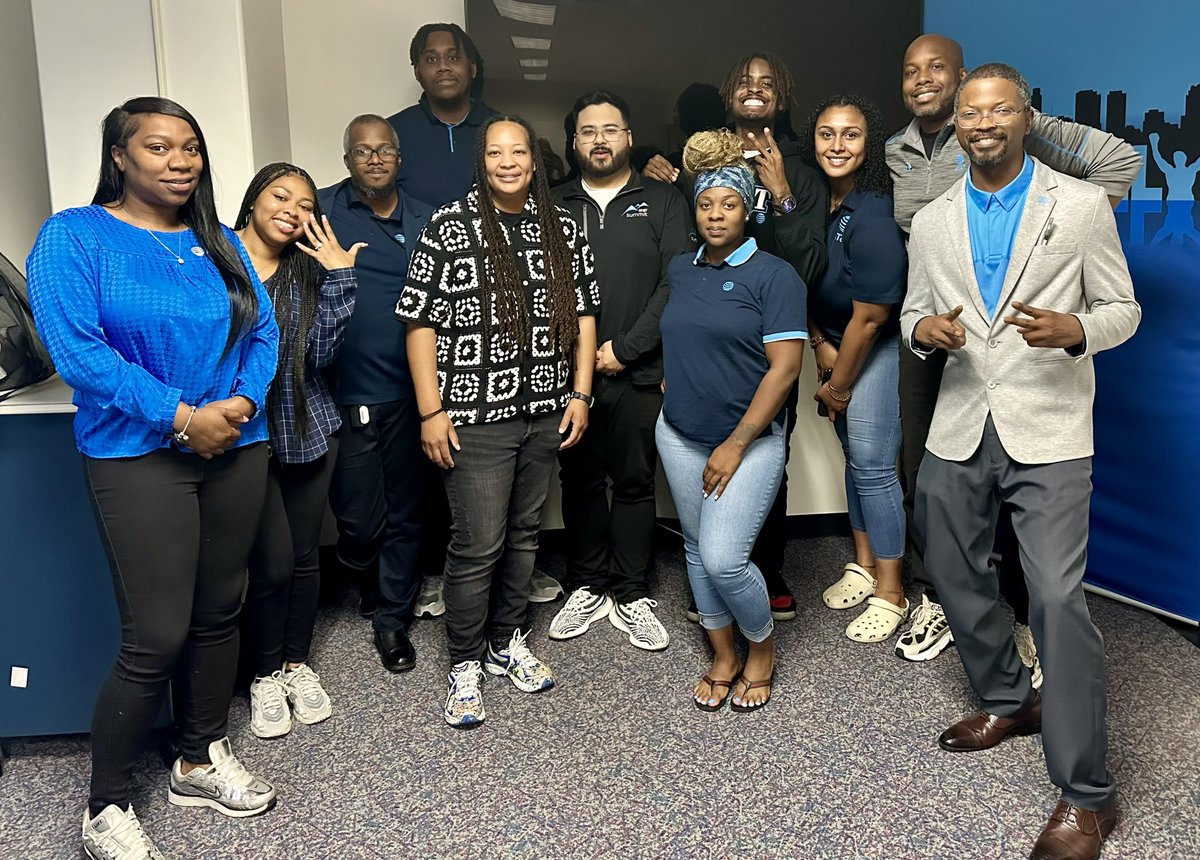 Team BMF 💸 (@bmf19149) on Twitter photo Amazing to have all of these future leaders come together and discuss best practices on how to be better than yesterday🥇🏆
Self-reflection promotes growth excited to see how these leaders impact our city‼️
<a href="/_MightyMAS/">Mid-Atlantic States Team</a> @TeamPVEOHPA <a href="/Sadia_Walker/">Sadia Walker</a> #lifeatatt Amazing to have all of these future leaders come together and discuss best practices on how to be better than yesterday🥇🏆
Self-reflection promotes growth excited to see how these leaders impact our city‼️
<a href="/_MightyMAS/">Mid-Atlantic States Team</a> @TeamPVEOHPA <a href="/Sadia_Walker/">Sadia Walker</a> #lifeatatt