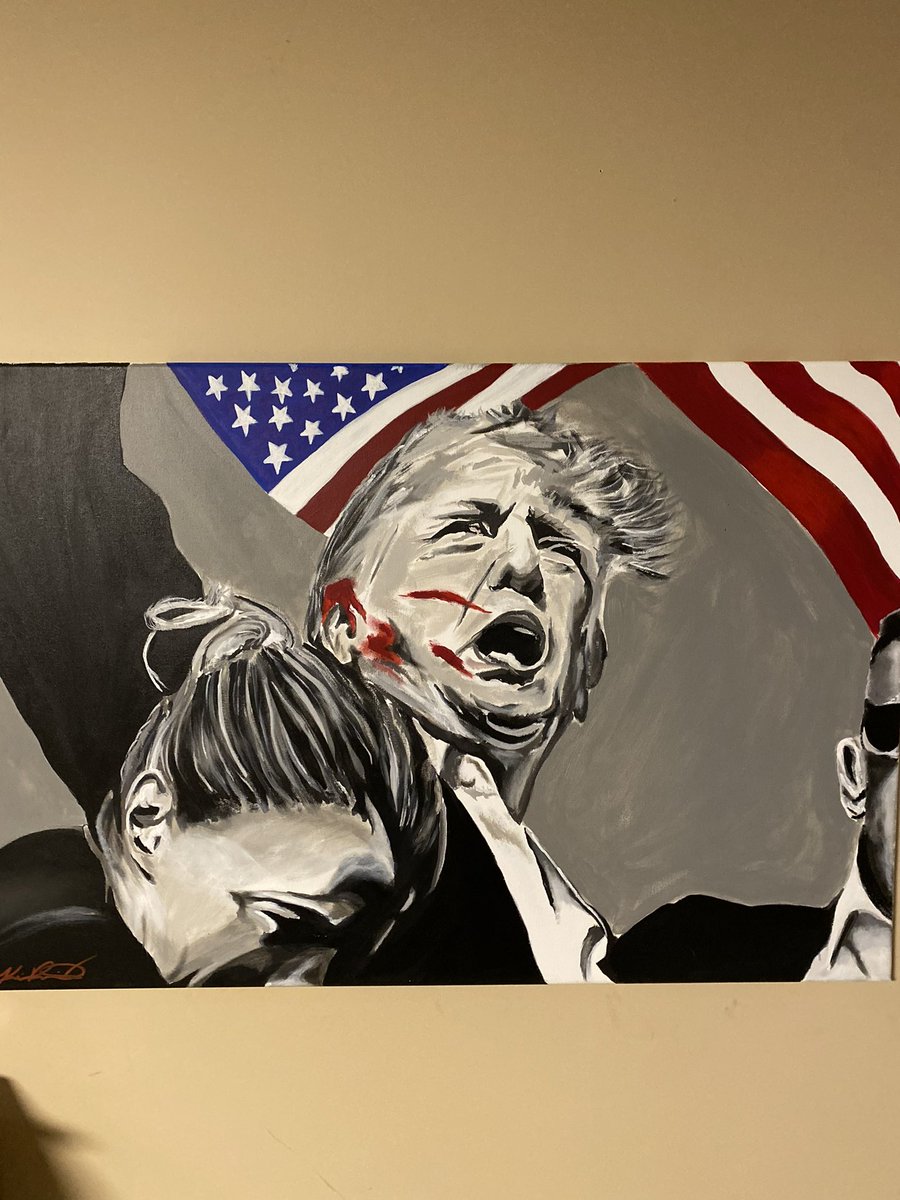 kayvonbanks25's tweet photo. Made a painting for my goat, yall like it? 👀 https://t.co/TuGdZIZAmZ