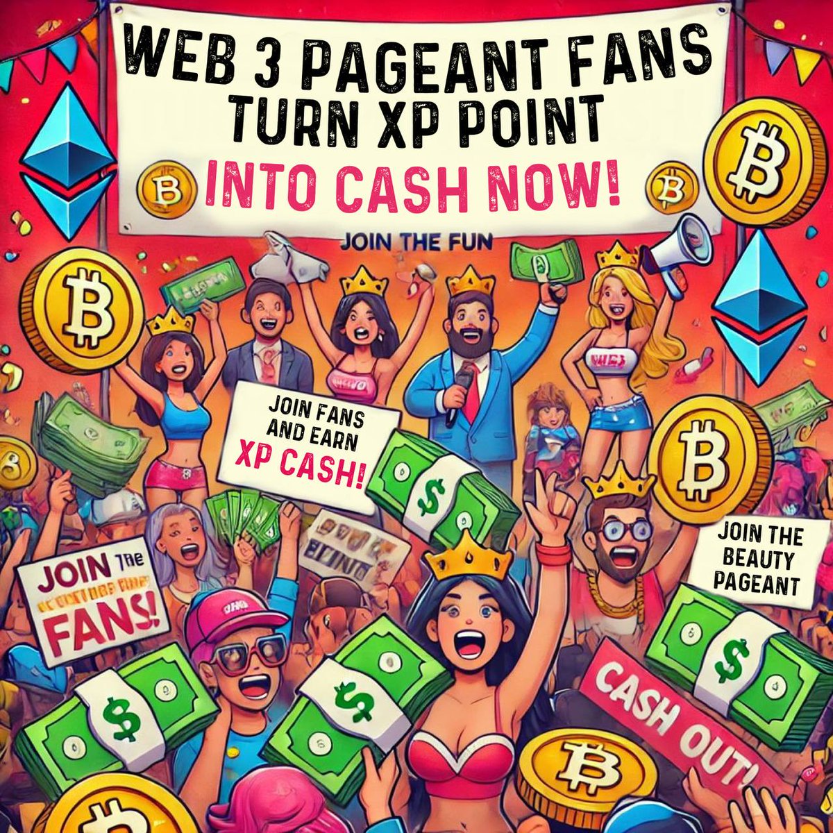 💵 Tap, Earn XP &amp; Cash Out! 💵

💎 How XP Points on Miss Charm CAN TURN INTO CASH:

1️⃣ Tap 2 Earn XP: Participate in activities on the Miss Charm Telegram App to rack up XP points: t.me/miss_charm_bot

2️⃣ Convert XP Points: Exchange your XP points for $BALLOTX token within