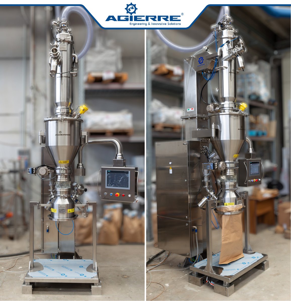 agierre_srl's tweet photo. #BagFillingSystem #BagFillingMachine

Enhance packaging efficiency &amp; accuracy with precise #powderdosing!

✅ Dust-Free &amp; Contamination-Free
✅ #VacuumConveyor for Efficient Transfer
✅ Tight Inflatable Sealing
✅ #PneumaticVibrator for Smooth Discharge
✅ Touch &amp; Control Panels https://t.co/TkpnmsoXEo