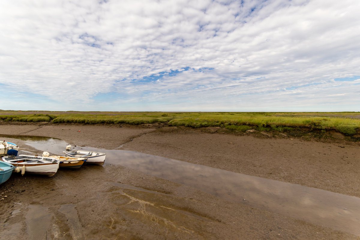 stephbornemann's tweet photo. Morston just before the tide came in #TSLSummer2024 https://t.co/x0j1Lk3dks