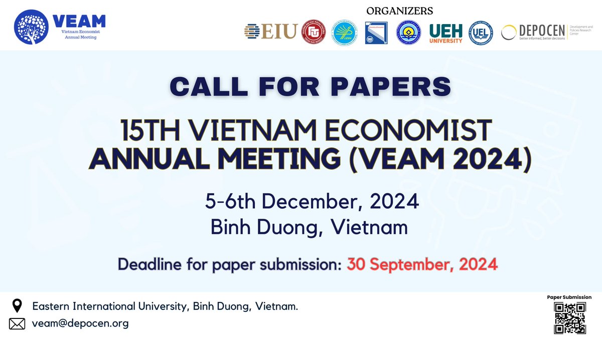 NguyenN97898993's tweet photo. We are now calling for papers! #VEAM https://t.co/e71hzUvn5u