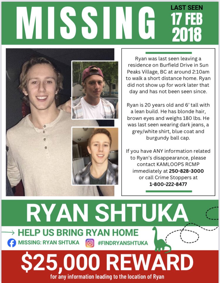 SamanthasLaw's tweet image. #Missing #RyanShtuka