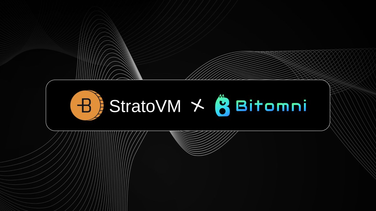 StratoVM_'s tweet photo. Partnership Announcement with @Bitomni_Global!

We're teaming up with Bitomni, a BTCFi-driven omnichain asset management protocol, to boost liquidity on @StratoVM_.

Get ready for joint events and their upcoming deployment to StratoVM! https://t.co/R1WyBiYZX4