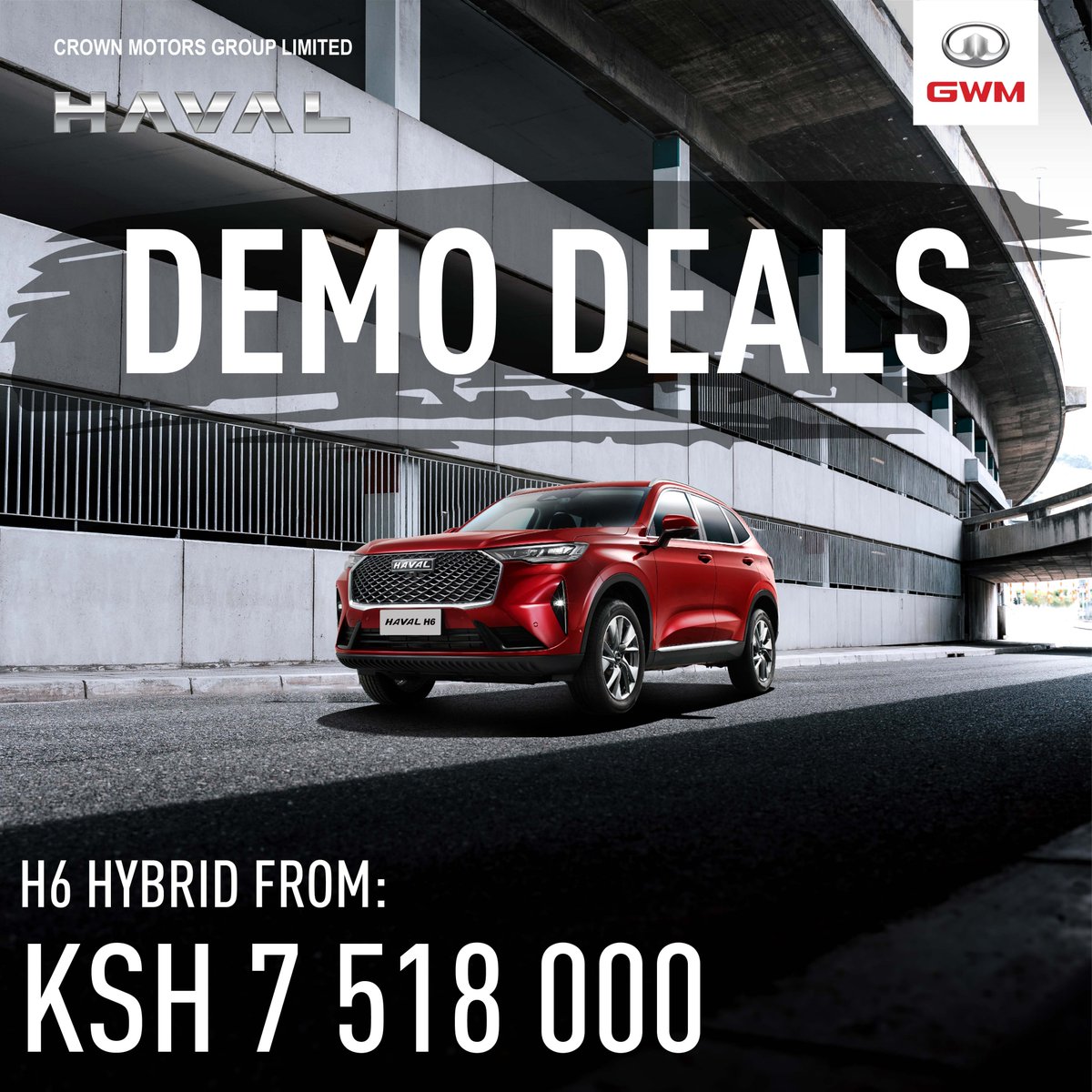 HavalKenya's tweet photo. Drive   into July with exclusive Demo Deals at Haval Kenya! Get in touch with us on   +254 736 407 533 or info@crownmotors.co.ke for more information. https://t.co/OrtfsmMgel