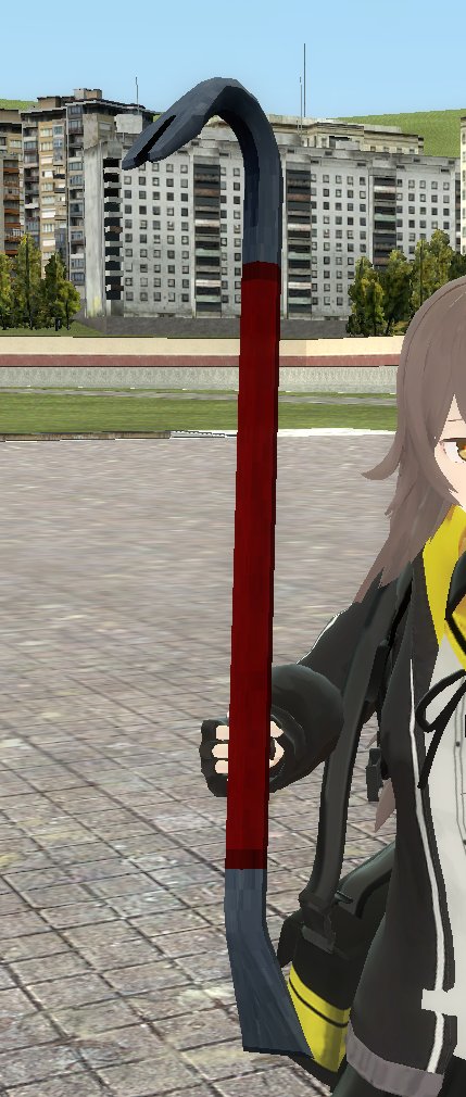 SCeciliaWatson's tweet photo. First time talking about Source Engine stuff here but due to the release of TWHL Tower: Source...
i present my port of Xinus22's Low Poly Crowbar. (with w_model included)
For my own private use of course.
It was a pain in the butt to do of course. (missing bones and etc) https://t.co/6O4OrTm6yD