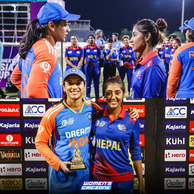 "Token of Love" from NEP captain to IND captain 🇳🇵🇮🇳