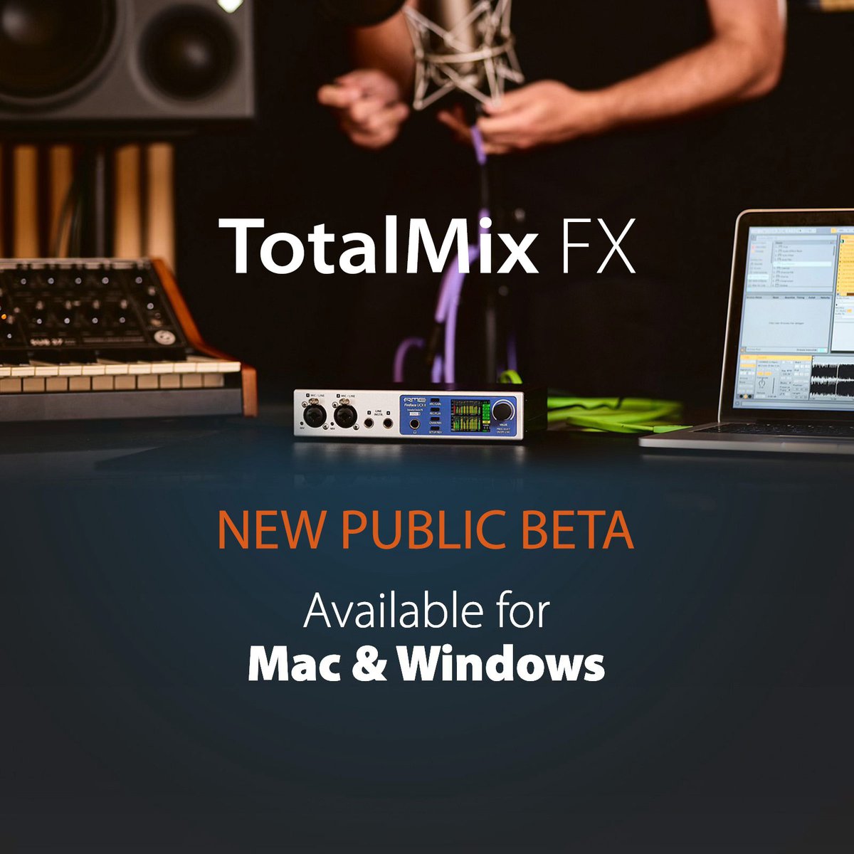 RME_Americas's tweet photo. New! The latest RME TotalMix FX Public Preview. New features, improvements, REW EQ room correction import and more. Download: https://t.co/Fu7BC057QF #rmeaudio #rmeaudiousa #totalmix #recording #music https://t.co/EjrluKthCr