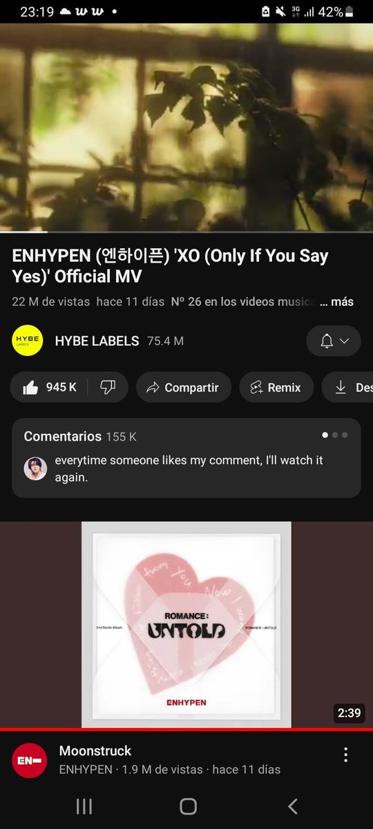 svnnxsn's tweet photo. DON'T BREAK THE CHAIN❗qrt your ss of streaming 'XO (Only If You Say Yes)' MV and tag 7 engenes
https://t.co/GhultyU7GN…
#EN_Stream #ENHYPEN_XO @ENHYPEN_members https://t.co/t1pUOb6utz