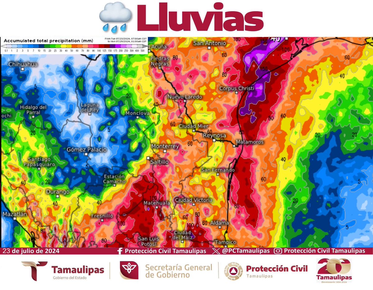Protección Civil Tamaulipas tweet media