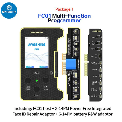 weikexiu's tweet photo. FC01 Face ID Dot Matrix Battery Activation Programmer✨
User-friendly: Easy to use, supports multiple languages! 🌍
Data security: Cloud backup to prevent data loss! ☁️
#diyfixtool #phonefix #iPhoneRepair #programmer #repairtools #DIYfixTool #techrepair #Gadget #FC01 https://t.co/u5viPDb2s3