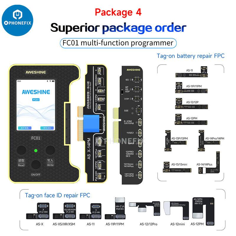weikexiu's tweet photo. FC01 Face ID Dot Matrix Battery Activation Programmer✨
User-friendly: Easy to use, supports multiple languages! 🌍
Data security: Cloud backup to prevent data loss! ☁️
#diyfixtool #phonefix #iPhoneRepair #programmer #repairtools #DIYfixTool #techrepair #Gadget #FC01 https://t.co/u5viPDb2s3