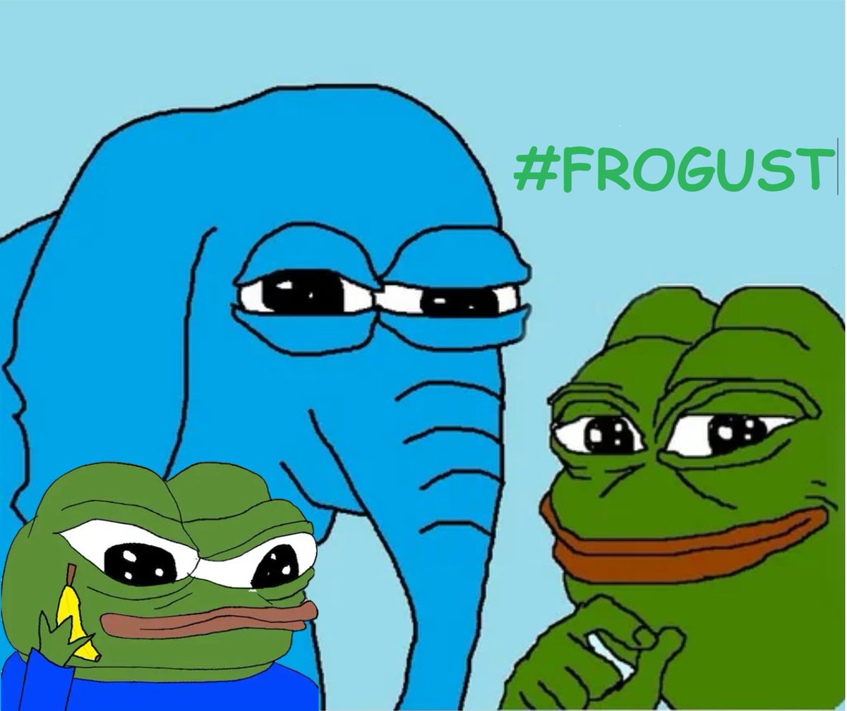 Hearing things about a certain Frog-themed month

Am told it features Elephant-based Frogs

Based indeed

$APU $PEPE #ELEPEPE #FROGUST