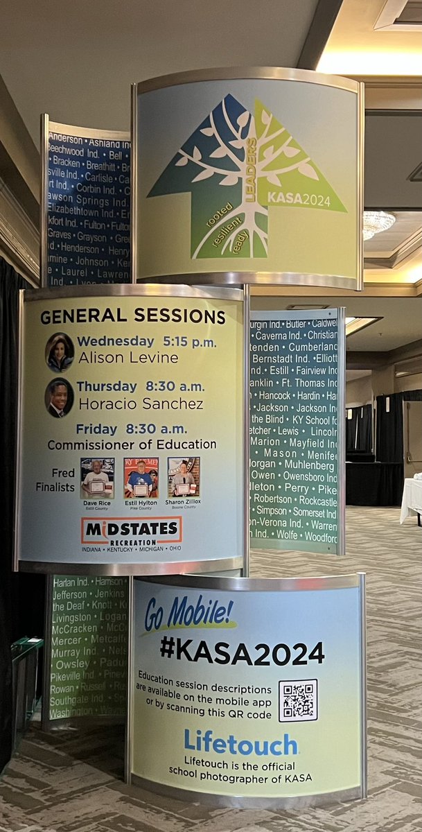 Gearing up for a great first day! Pre-events begin 12:30-1:00. General session opens at 5:15. 
#KASA2024