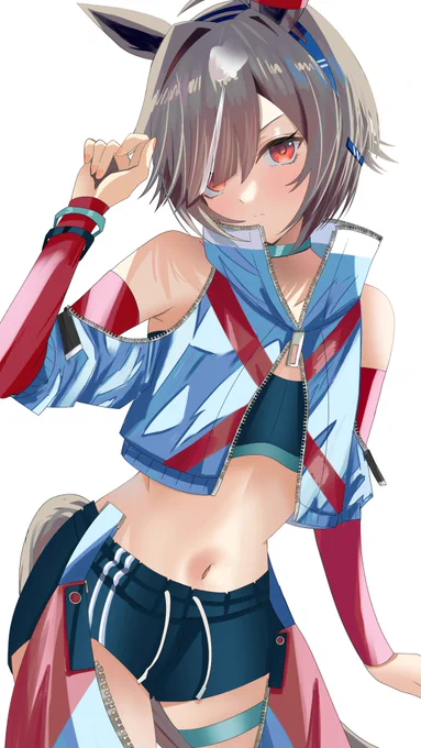 ビジュが好みすぎて早く実装育成させてほしい#ウマ娘 #ビリーヴ 