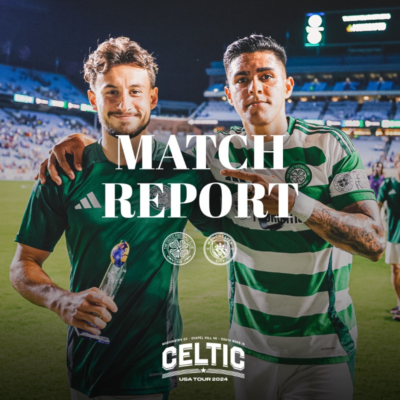 CelticFC's tweet photo. 👏 Celts come out on top in the Battle of the Champions

📰 Match Report from Chapel Hill ⤵️

#TheBhoysOfSummer | #StatesideCelts🇺🇸🍀