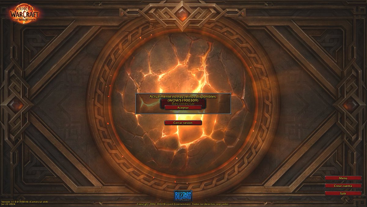 DarKayserLeo's tweet image. Iba entrar a jugar y me doy cuenta que aún no termina el mantenimiento jajaja xD ¿Acaso este es el mantenimiento más largo en la historia de WoW? #WoW #TheWarWithin #prepatch