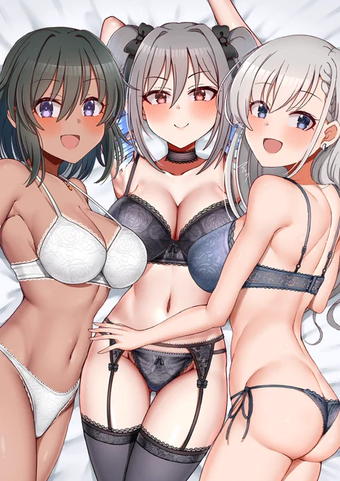 【下着】蘭子ちゃん、はーちゃん、ナターリア 