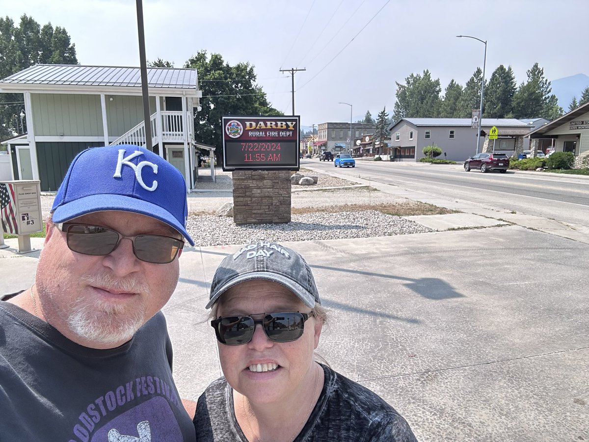 ousunny69's tweet photo. Forgot to post day 4 of SMT Tour 2024. We started in Butte, MT episode # 370 and Darby, MT episode #193. While in Darby we drove by the ranch where they shoot Yellowstone. Couldn’t tour bc they are shooting season 5 but it is still amazing. @MurderSmall @sarahhisfunny https://t.co/V8gN056b6V
