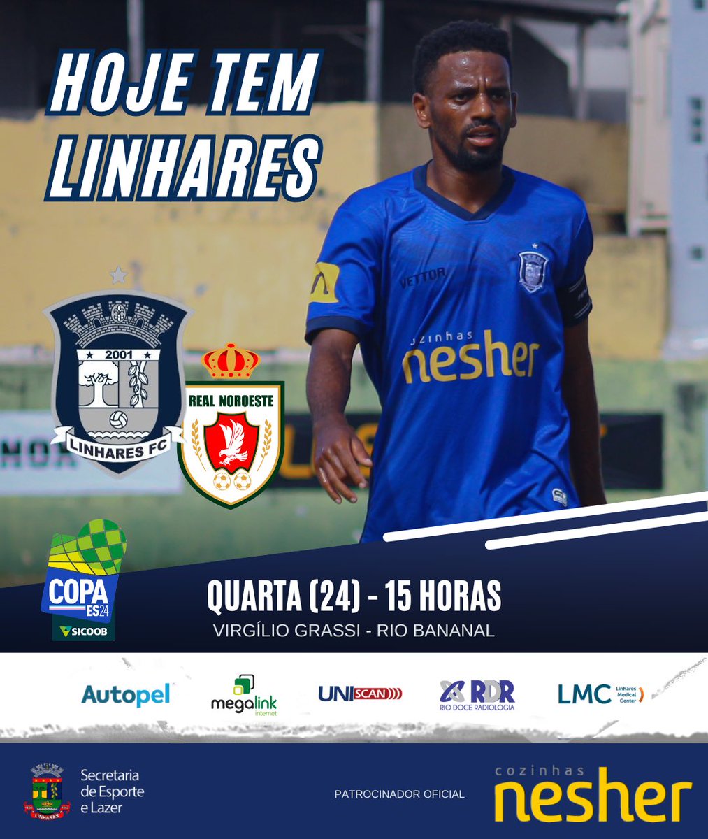 linharesfc_'s tweet photo. 🦉 HOJE TEM LINHARES! 

🆚 Real Noroeste
🗓 24 de julho de 2024 | 🕓 15 horas
🏟 Estádio Virgílio Grassi | 📍 Rio Bananal 
📻 Rádio Atitude Linhares 87.9 FM

📸 Bruno Lino https://t.co/9P0V4CAtiA