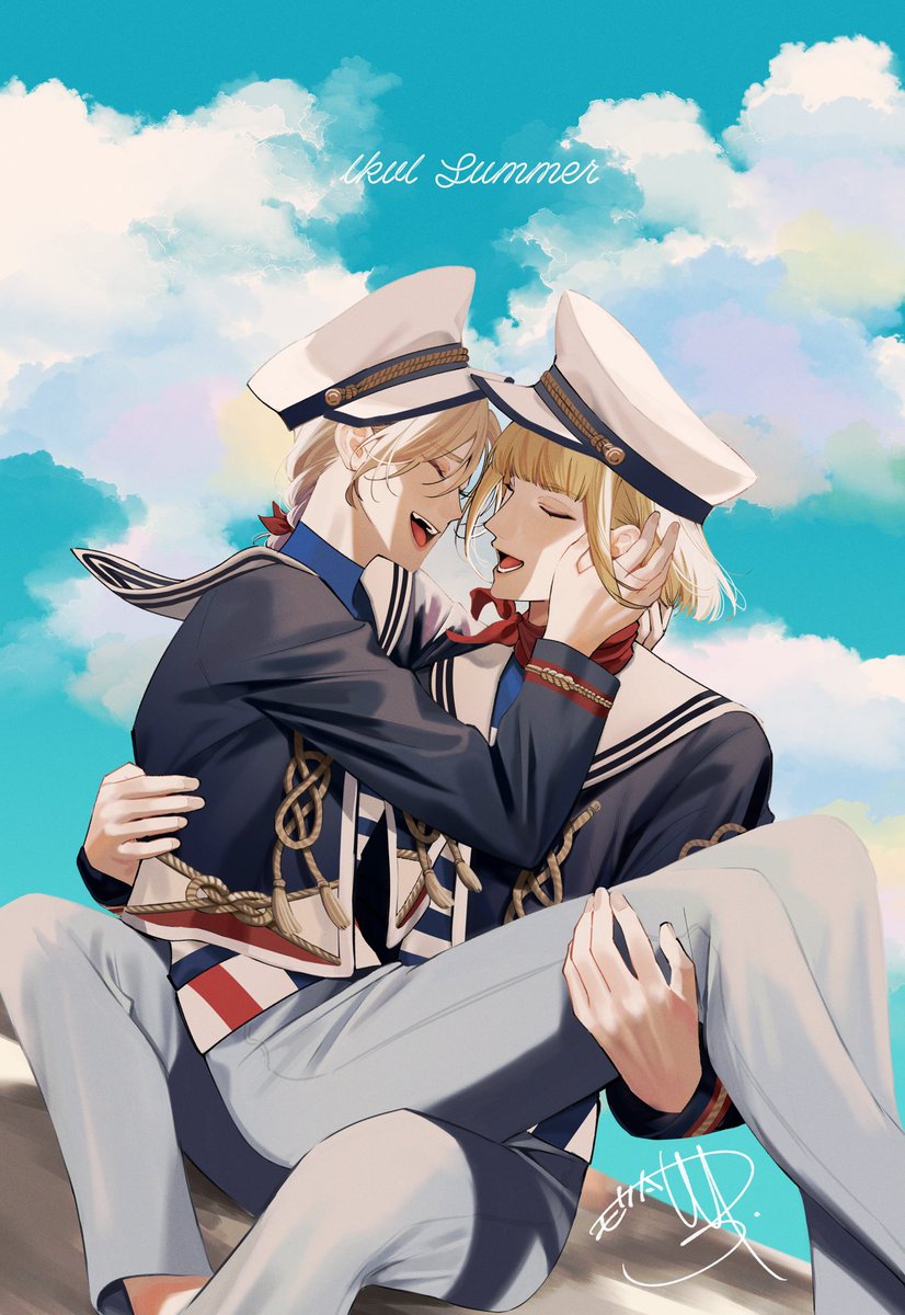 moke_taros's tweet photo. ルクヴィル🏹👑
去年描いたやつの再掲 https://t.co/hSHVK5yeKX