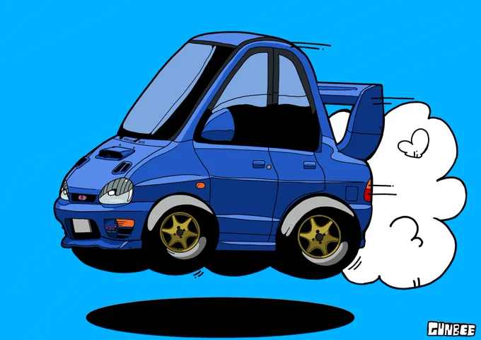baby Impreza (mazda 121)ベビーインプレッサ(オートザム レビュー)#チョロQ #ChoroQ 