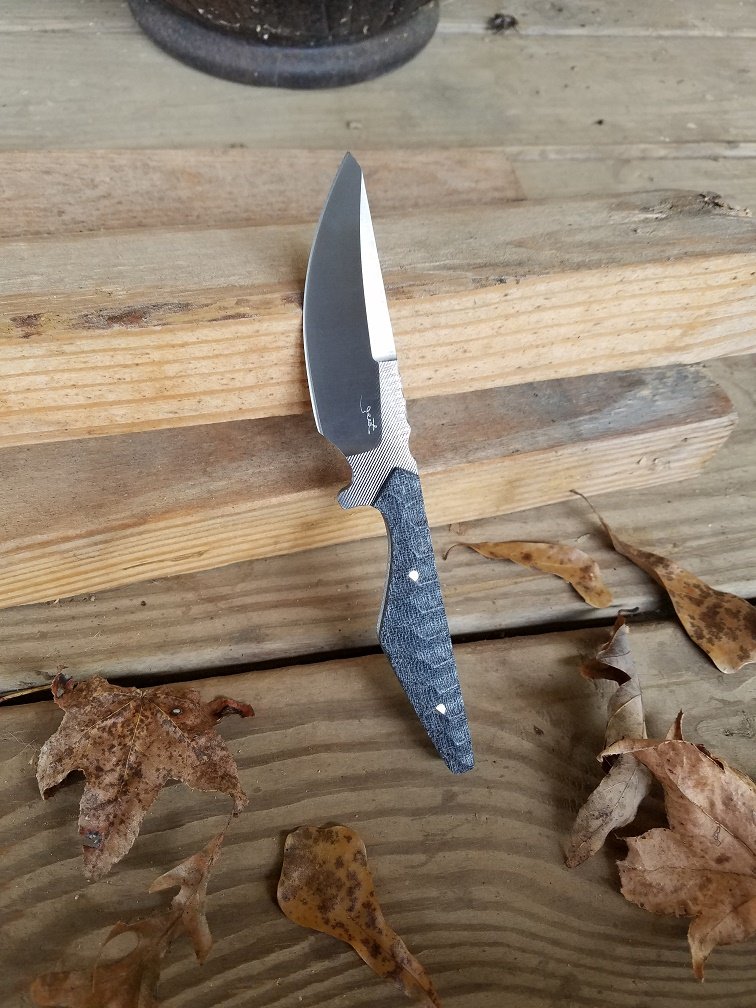 Dozergeist's tweet photo. Longshot file knife #liontribedesigns #fileknife #customknife #knifemaker https://t.co/vKhzd3Jl6p