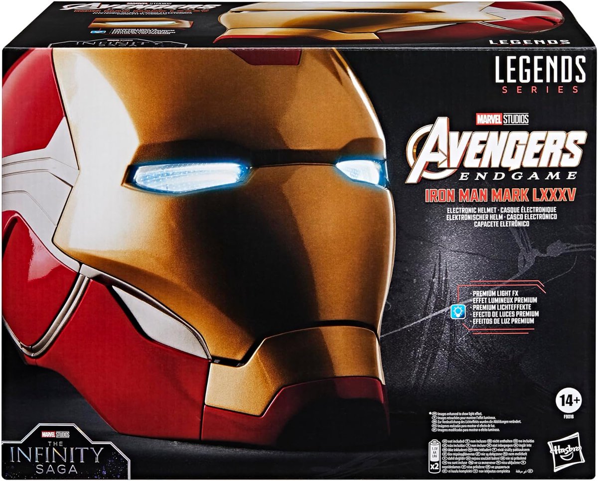 FLYGUY's tweet photo. New Marvel Legends Series Iron Man MK85 Premium Electronic Helmet with Light FX from Avengers: Endgame also went live to pre-order today.

➡️ https://t.co/Q7Xar7DZ6m
➡️ https://t.co/flqjhC8tD0

#mark85 #ironman #ad #cosplay #marvellegends #FLYGUY #FLYGUYtoys https://t.co/78FgKSnWMR