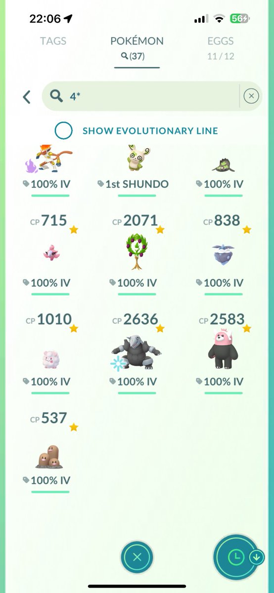 pogo_bLyss93's tweet photo. Here are all my 100% IV #Pokemon #Hundos #PooemonGo https://t.co/0tavLoO0db
