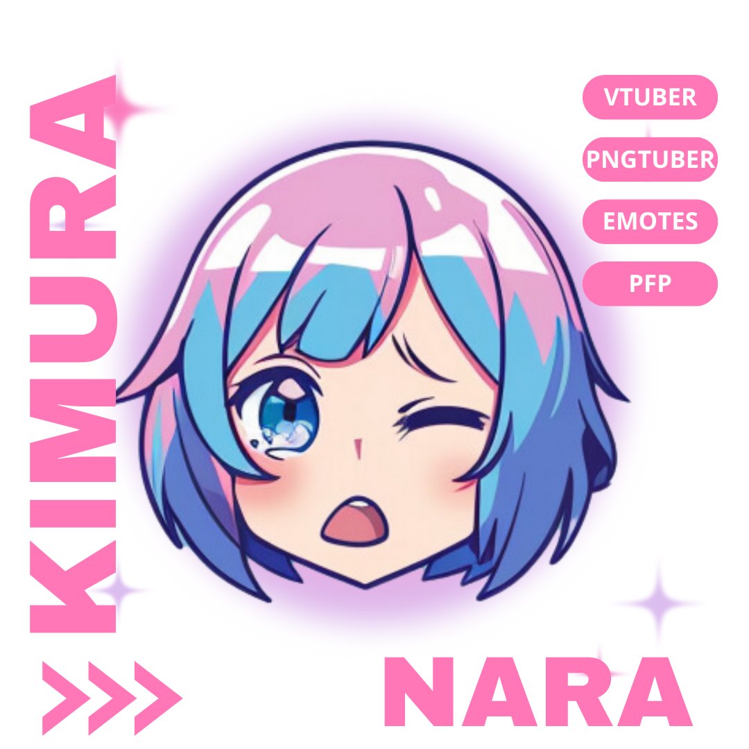 NaraKimura95195's tweet photo. Hello everyone! How are you today? Today, I’ll be uploading a series of adorable blue and purple-haired emotes. Hope they brighten your day. Cheers!
🌈#chibifever, #chibijoy #vtuberfanart, #pngtuber, #emotes, #digitalart, #narakimura, #artcommissions, #hololiveart , #Live2D https://t.co/0ckGjx4z59