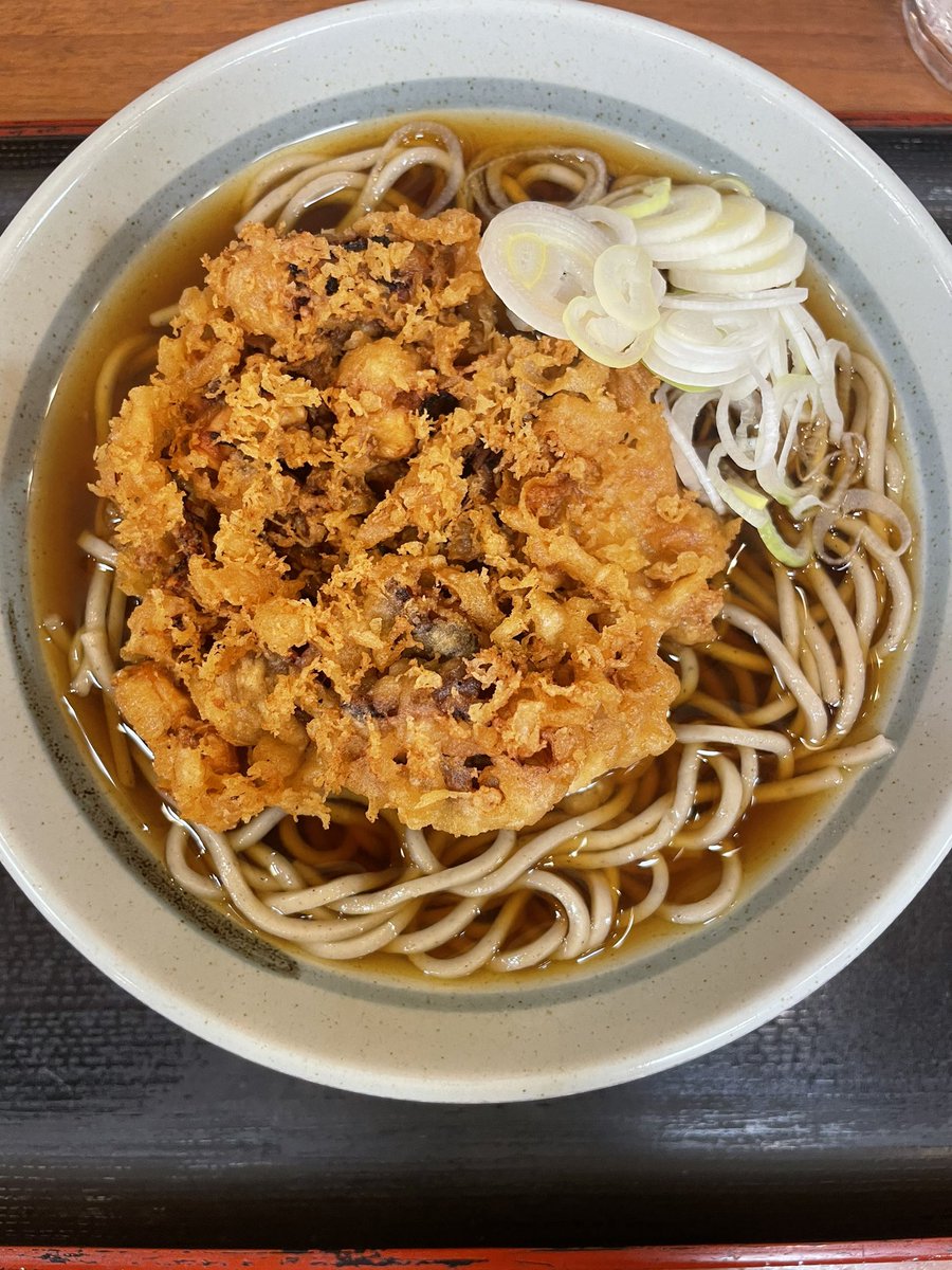 ocha_jin's tweet photo. 新宿　かのや
げそ天そば　530円

安定のうまさ。かけそばでは物足りない気持ちを満たしてくれる。

⭐️4/5 https://t.co/W2kqlhlH0Y