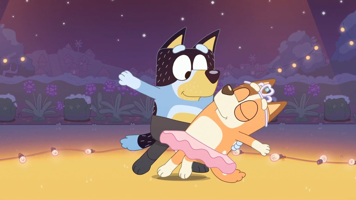 Bluey_Wiki's tweet photo. 🐾💖 A magical dance moment with Bandit and Chill! Who’s your favorite dance partner? Tag them and share the love! 🕺💃 | #bluey #bingo #bandit #chilli #heeler #blueytv #blueyfans #blueytoys #funny

https://t.co/rrxVHBHJ0U https://t.co/x3Msk5ArAM