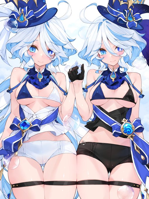 フリーナとフォーカラー
Furina &amp; Focalors 