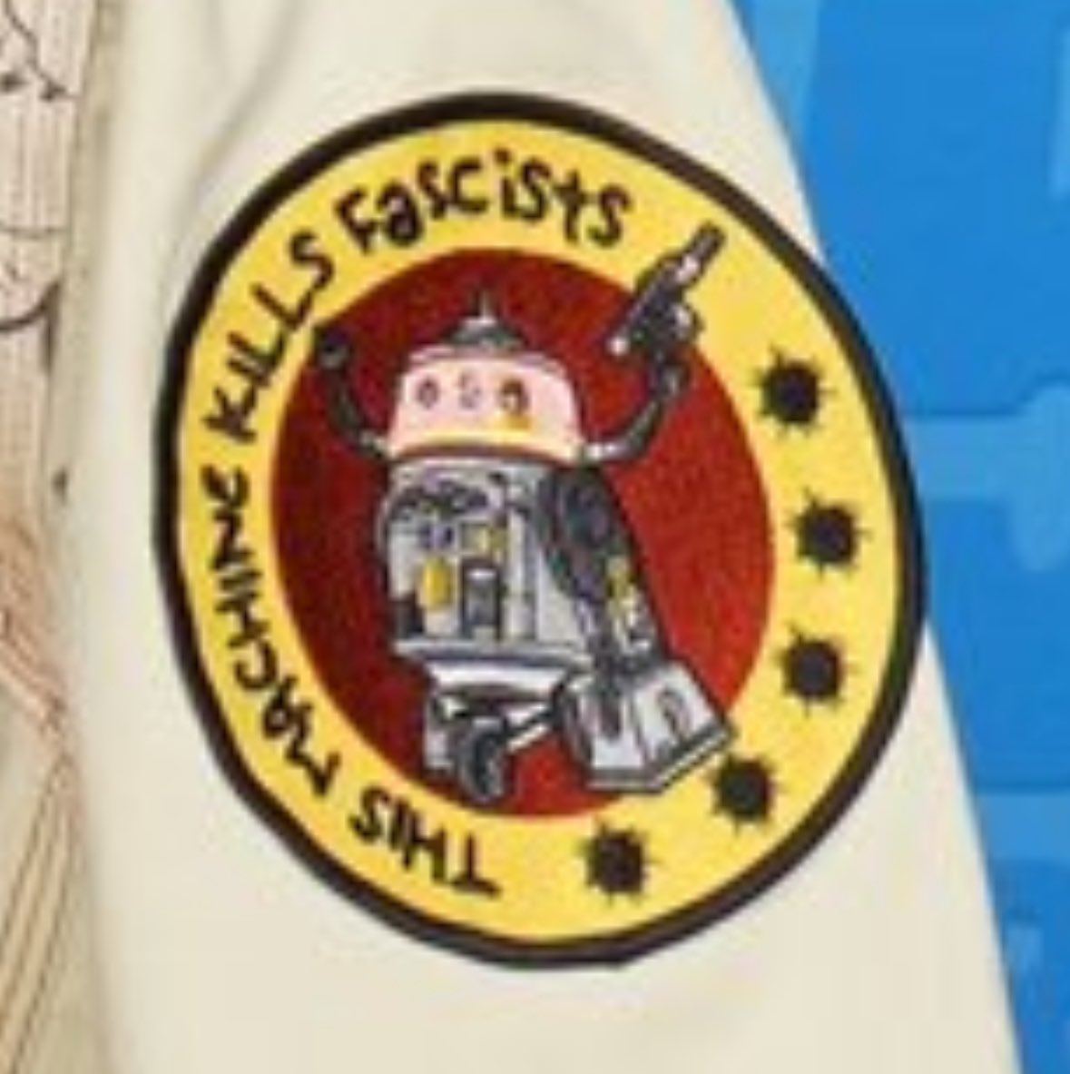 kyber_kat's tweet photo. thinking obsessively about these patches on eman’s jacket https://t.co/CumUCwuIK3