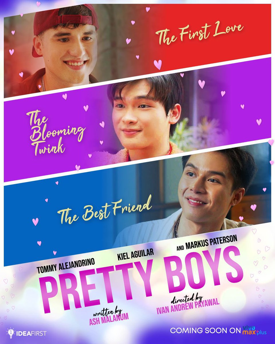 TheBLXpress's tweet photo. Scriptwriter Ash Malanum & director Ivan Andrew Payawal of #GameboysTheSeries fame reunite for their next project. Titled #PrettyBoys, the anthology stars Tommy Alejandrino (#TheDayILovedYou), Kiel Aguilar & Markus Paterson. On VivaMaxPlus soon. https://t.co/kjcGdvCRZQ