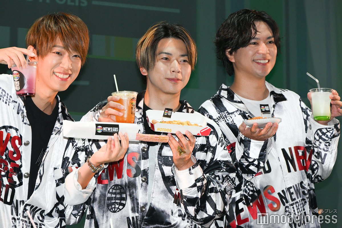 写真追加📸】 NEWS、オリジナル衣装で会見登壇✨️ 東京ジョイポリスと