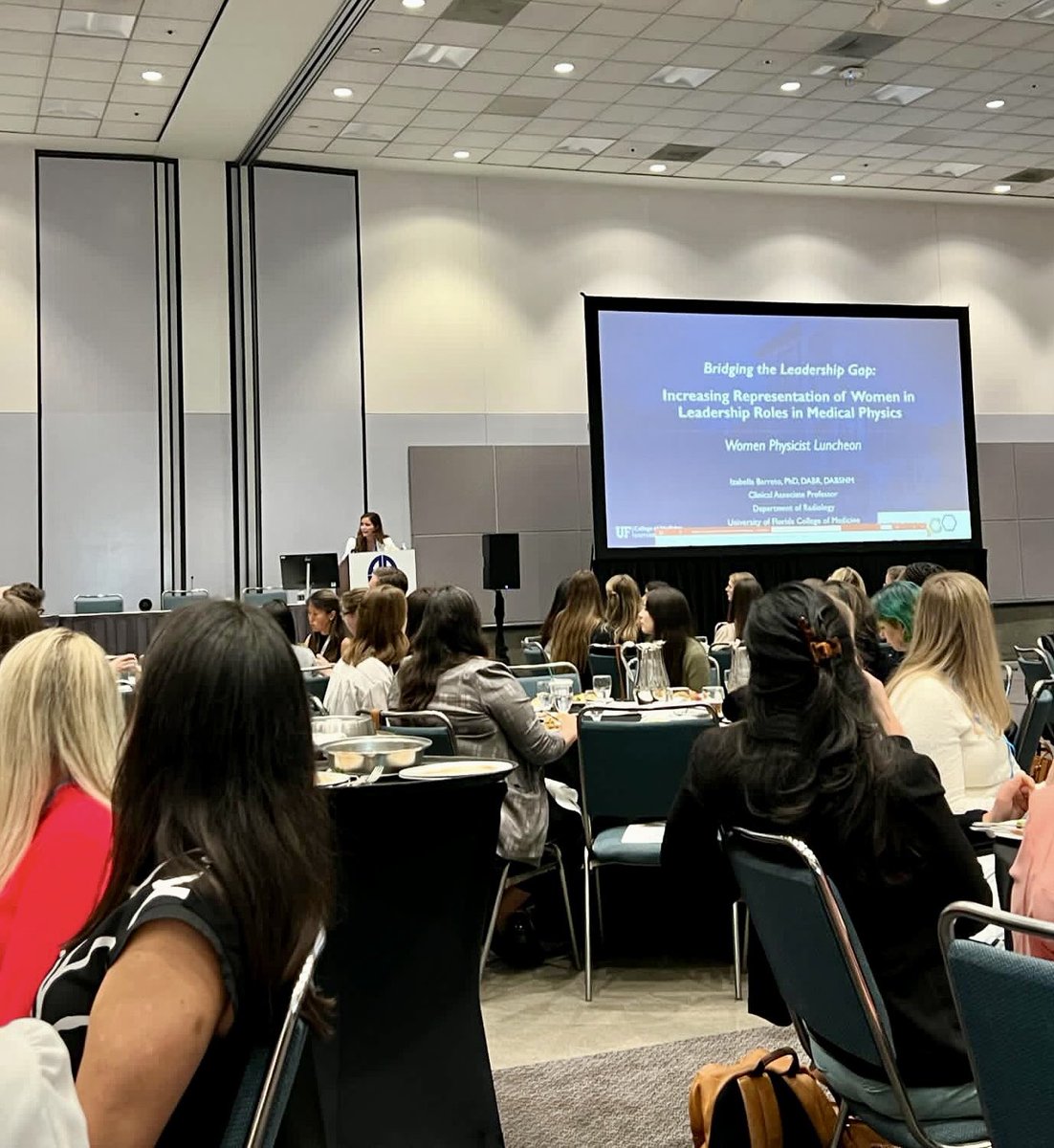 BarretoPhd's tweet photo. Grateful for the valuable insights on boosting Women in Medical Physics Leadership at our #AAPM2024 session &amp; luncheon 💕Thank you speakers, moderators, &amp; attendees! 🌟@JeanMoranPhD @KalpanaKanal @jenpursley_phd @HoldDownTheFord @Young_K_Lee @EKollitz @huang__kai @AAPM_WPSC https://t.co/wPpXFT8OkM