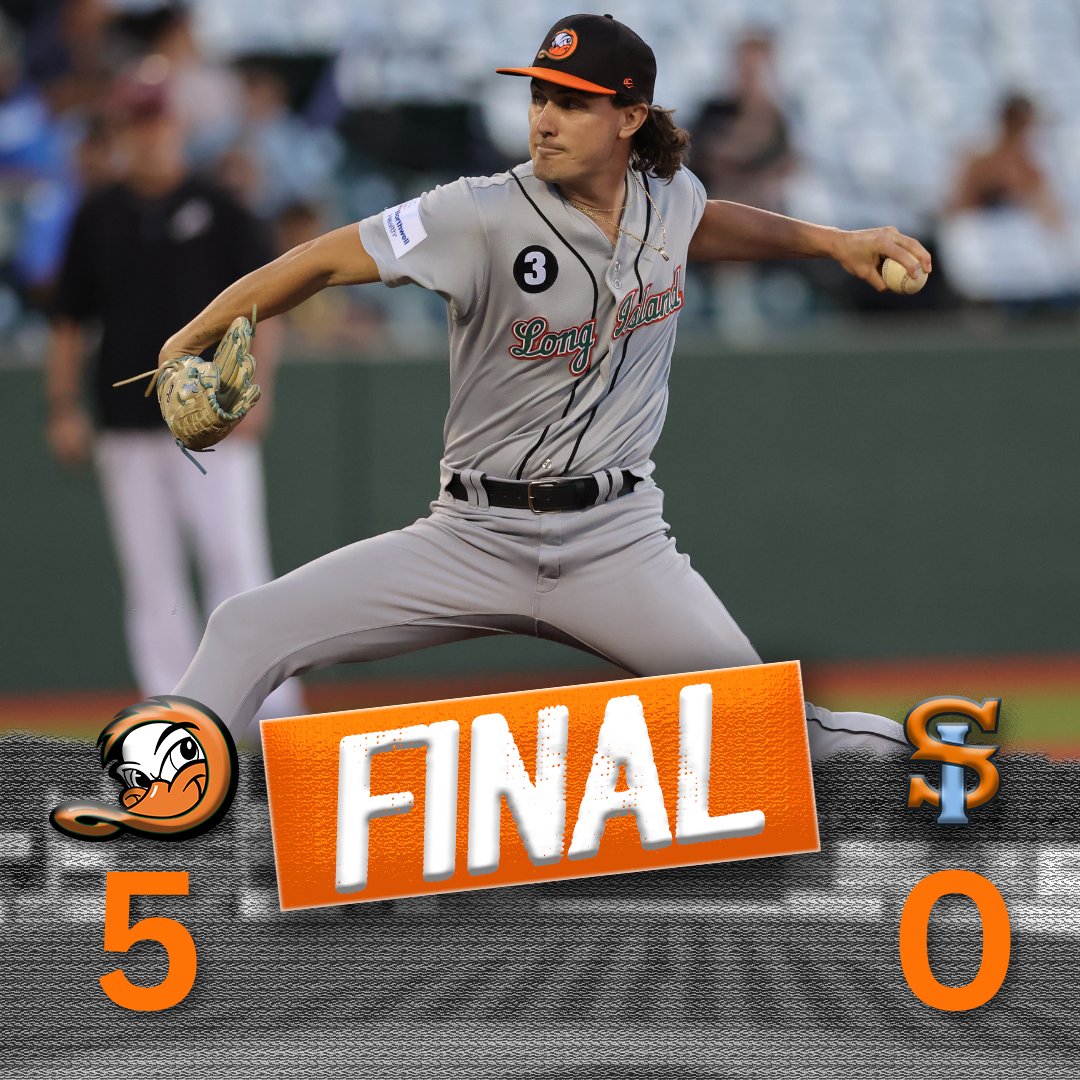 Long Island Ducks (@liducks) on Twitter photo RECAP: Six scoreless innings from Jimmy Robbins propels the Ducks to a shutout victory over <a href="/FerryHawks/">SI FerryHawks</a> in the series opener from SIUH Community Park!
📰: liducks.com/duck-shutout-f…
📷: Jim McKenzie RECAP: Six scoreless innings from Jimmy Robbins propels the Ducks to a shutout victory over <a href="/FerryHawks/">SI FerryHawks</a> in the series opener from SIUH Community Park!
📰: liducks.com/duck-shutout-f…
📷: Jim McKenzie