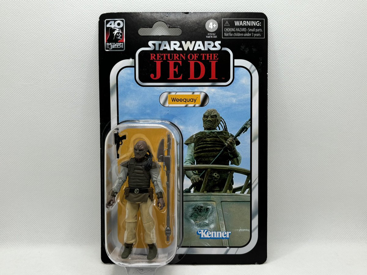 toypicsdude's tweet photo. I found a random Weequay at Ross today. No other Star Wars figures in sight, this only means that some of this wave was here at some point. 🤔🤩💯👍🏼
@starwars @BanthaSkullcom @bobafettfanclub @Sean_Solo8 @Dregz_Cat @capecoraldwells @Collectorian @RedRangerChris #StarWars #Weequay https://t.co/J0ye80LEe1