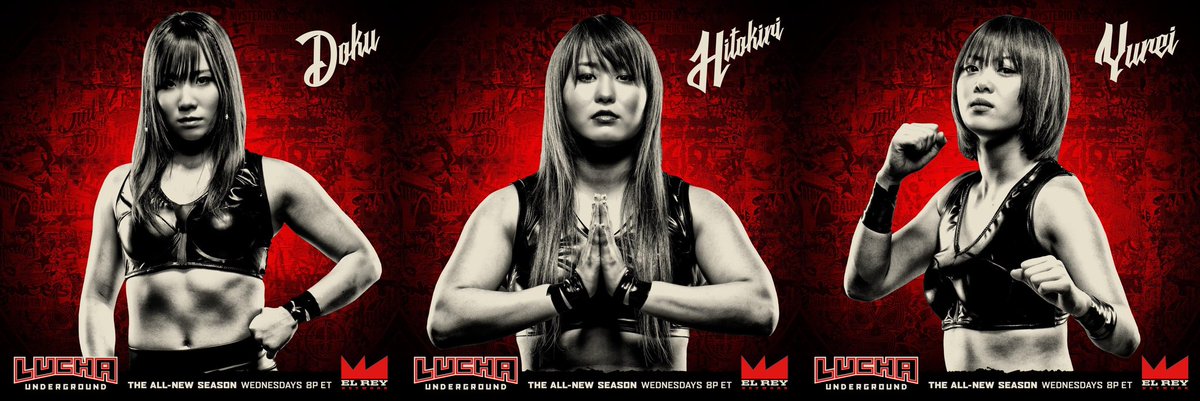resuramag's tweet photo. Black Lotus Triad from Lucha Underground lives in my head rent free https://t.co/FC9Kf2DDxl