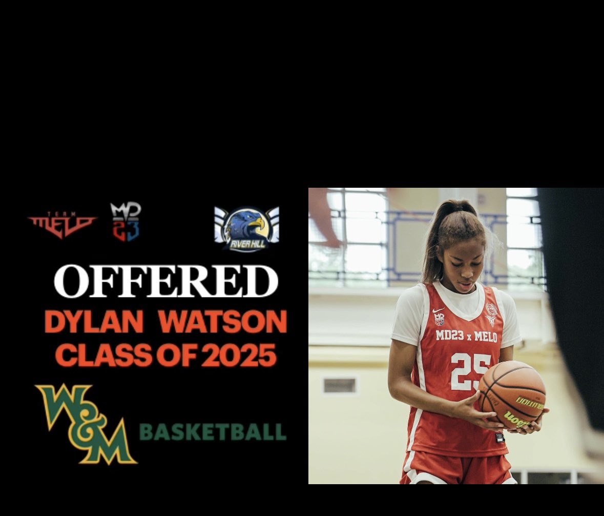 Dylan Watson (@dylanwatson23) on Twitter photo After a great call with coach Erin and Coach Cole I am blessed to receive an offer from <a href="/WMTribeWBB/">William & Mary Tribe Women's Basketball</a>
Thank you and your coaching staff for this incredible opportunity After a great call with coach Erin and Coach Cole I am blessed to receive an offer from <a href="/WMTribeWBB/">William & Mary Tribe Women's Basketball</a>
Thank you and your coaching staff for this incredible opportunity