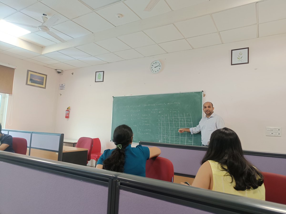 IITJammu's tweet image. Day 3 of #SummerSchool on Bioinformatics was a blast!
Learned about sequence alignments &amp;amp; data retrieval from NCBI using BLAST.  
Hands-on problem-solving &amp;amp; tutorials reinforced our understanding. 
#LearningPython #DataScience #iitjammu #FASTA #GenBank